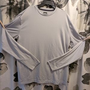 Helly Hansen Underlayer Grey Long Sleeve Tee Size Large Regular
